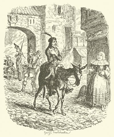 Ilustracja do Tristrama Shandy autorstwa after George Cruikshank