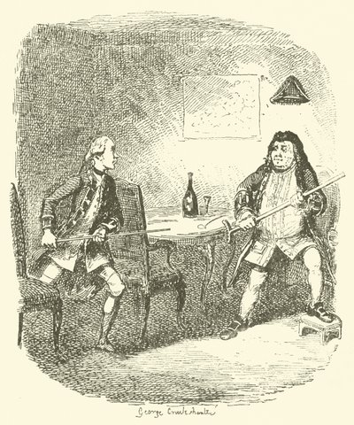 Ilustracja do Tristrama Shandy autorstwa after George Cruikshank