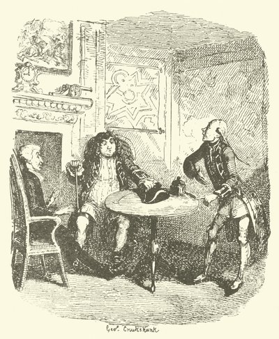 Ilustracja do Tristrama Shandy autorstwa after George Cruikshank
