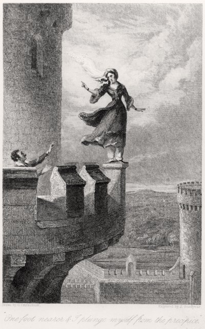 Rebecca z Ivanhoe Waltera Scotta (1771-1832) autorstwa after George Cruikshank