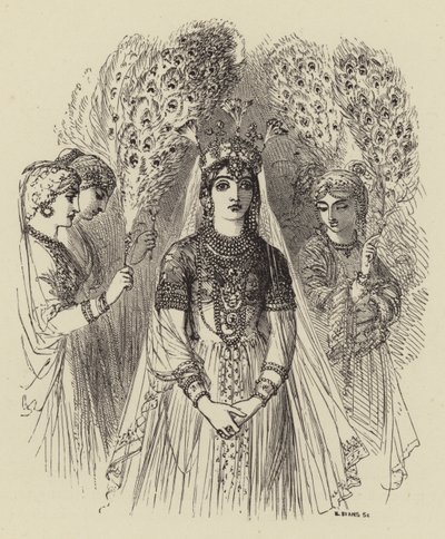 Moores Lalla Rukh autorstwa after George Housman Thomas