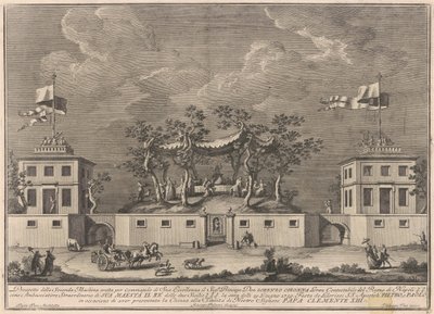 Seconda Macchina dla Chin z 1759 r.: „Deliziosa” z Bacchanal autorstwa after Giuseppe Palazzi Giuseppe Vasi after Paolo Posi