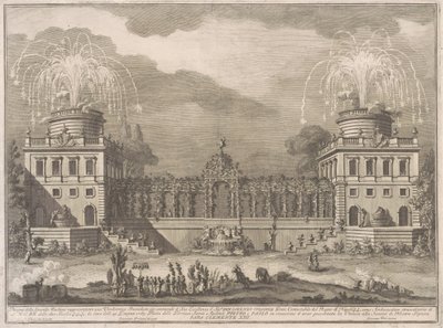Seconda Macchina dla Chin z 1763 r.: Zbiór winogron autorstwa after Giuseppe Palazzi Giuseppe Vasi after Paolo Posi