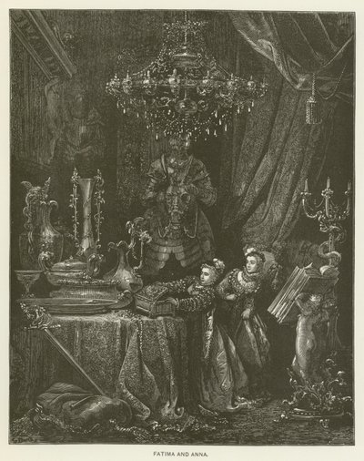 Fatima i Anna autorstwa Gustave after Dore