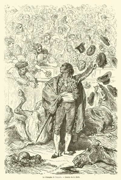 Triumf Espady autorstwa Gustave after Dore