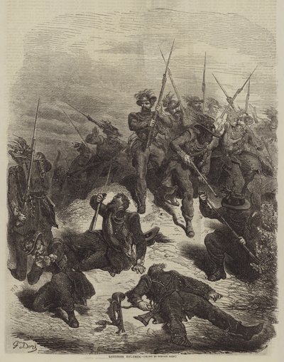 Strzelcy sardyńscy autorstwa Gustave after Dore