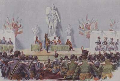 Ilustracja z Memories of the School of Mars autorstwa after Henri Georges Jacques Chartier