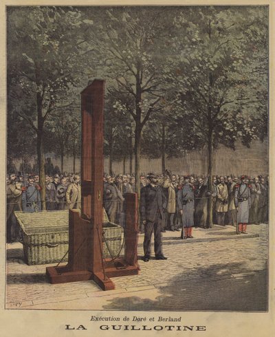 Egzekucja Dore i Berland autorstwa after Henri Meyer