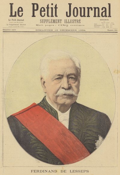 Ferdynand de Lesseps autorstwa after Henri Meyer