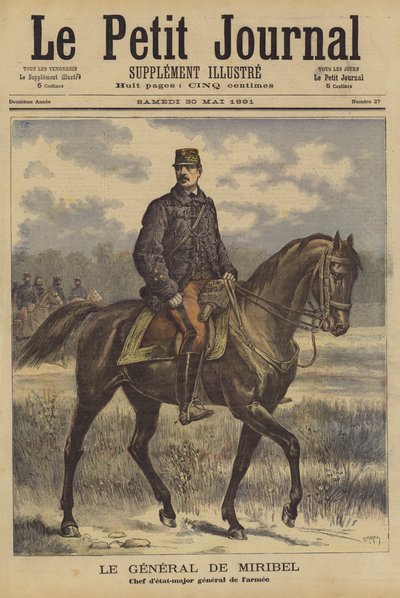 Generał de Miribel, szef francuskiego sztabu generalnego autorstwa after Henri Meyer