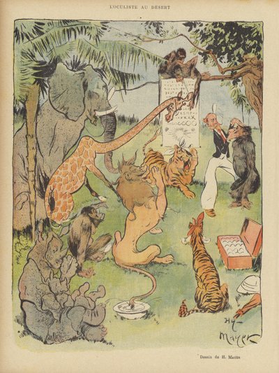 Ilustracja do Le Rire autorstwa after Henri Meyer