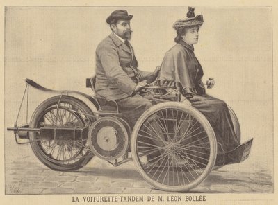Wózek tandemowy Leon Bollee autorstwa after Henri Meyer