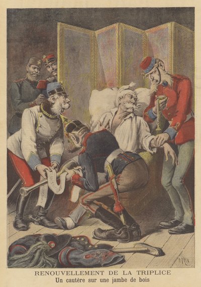 Odnowienie Trójprzymierza autorstwa after Henri Meyer