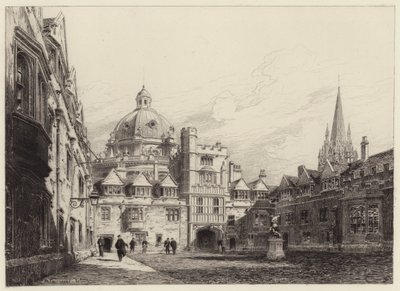 Kolegium Brasenose autorstwa after Henri Toussaint