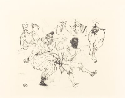 Footit i Chocolat (Footit et Chocolat) autorstwa after Henri de Toulouse Lautrec