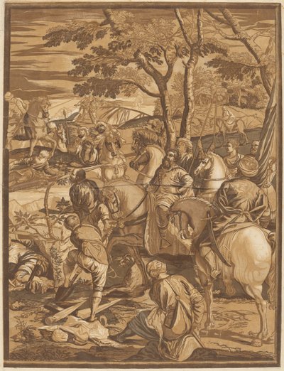 Ukrzyżowanie (prawy panel) autorstwa after Jacopo Tintoretto John Baptist Jackson