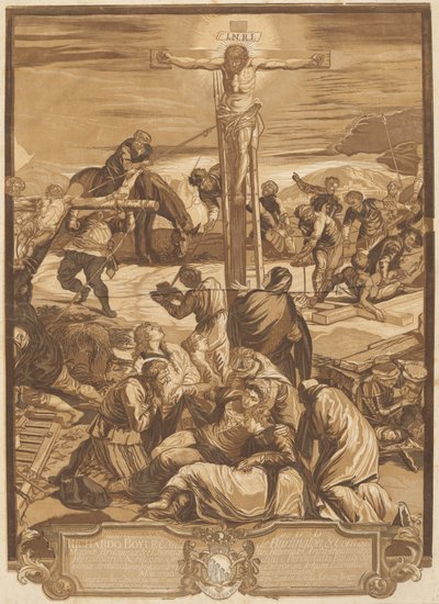 Ukrzyżowanie [Panel centralny] autorstwa after Jacopo Tintoretto John Baptist Jackson