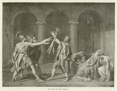 Przysięga Horatii autorstwa after Jacques Louis David