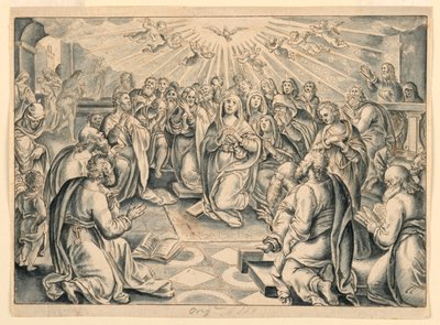 Scena z Dziejów Apostolskich wg Stradanusa autorstwa after Jan van der Straet, called Stradanus
