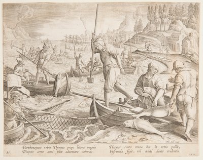 Połów tuńczyka autorstwa after Jan van der Straet, called Stradanus