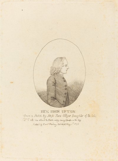 Wielebny John Upton autorstwa after Jane Collyer