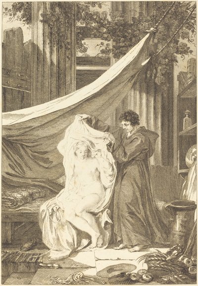 Pustelnik (Diabeł w piekle) autorstwa after Jean Honoré Fragonard