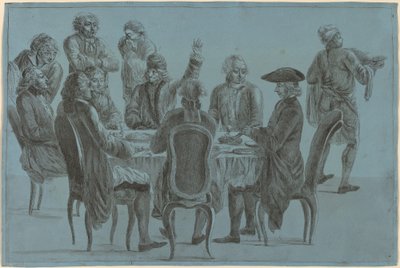 Posiłek filozofów autorstwa after Jean Huber