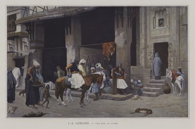 Ulica w Kairze autorstwa after Jean Leon Gerome