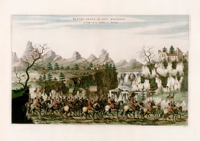 Maszer kawalerii autorstwa after Johannes Nieuhof