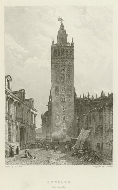 Sewilla, Giralda autorstwa after John Frederick Lewis