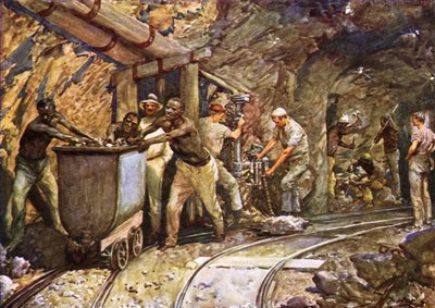 W kopalni diamentów w Kimberley autorstwa after John Henry Frederick Bacon
