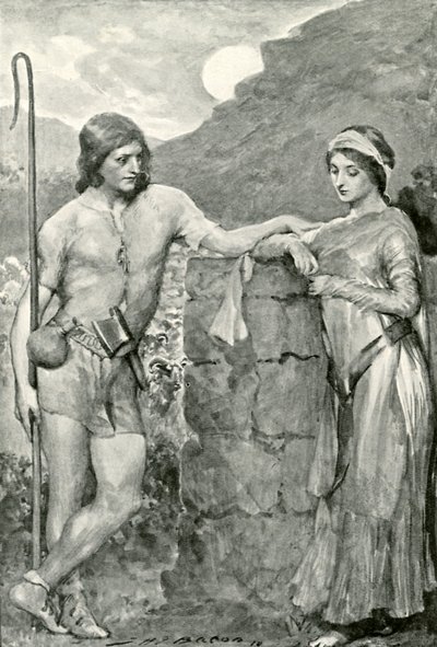 Olaf i Sigrid autorstwa after John Henry Frederick Bacon