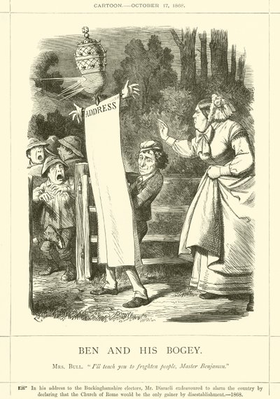Ben i jego Bogey autorstwa after John Tenniel