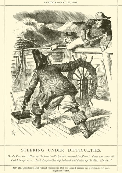 Sterowanie pod trudnościami autorstwa after John Tenniel