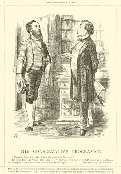 Program Konserwatywny autorstwa after John Tenniel