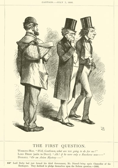 Pierwsze pytanie autorstwa after John Tenniel