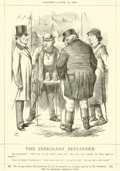 Oburzony obserwator autorstwa after John Tenniel