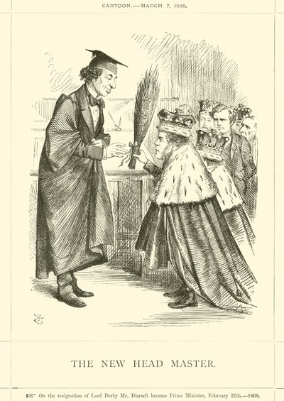 Nowy dyrektor główny autorstwa after John Tenniel