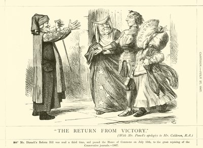 Powrót ze zwycięstwa autorstwa after John Tenniel