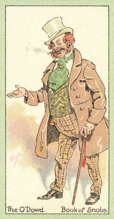 ODowd, Księga Snobów (chromolitho) autorstwa after Joseph Clayton Clarke