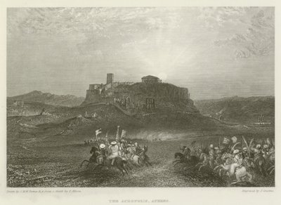 Akropol, Ateny autorstwa after Joseph Mallord William Turner