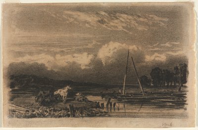 Angielski widok, według Julesa Dupré autorstwa after Jules Dupré