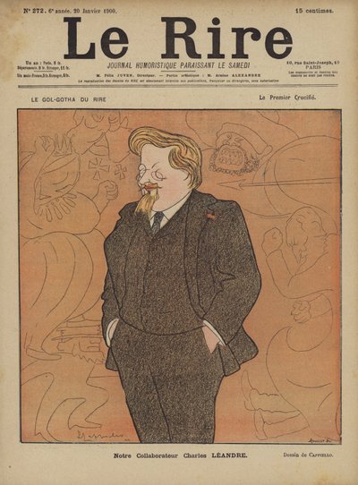 Charles Leandre, ilustracja do Le Rire autorstwa after Leonetto Cappiello