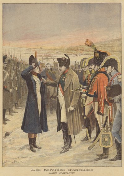 Francuskie bohaterki: Marie Schellinck autorstwa after Lionel Royer