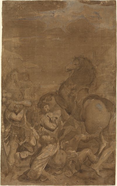 Nawrócenie św. Pawła autorstwa after Lodovico Carracci