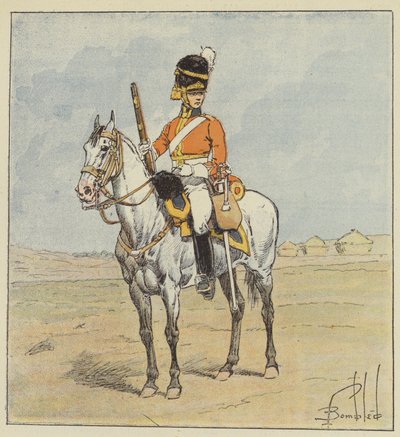 Armia angielska, Szkocki smok, Szkocka szarość autorstwa after Louis Charles Bombled