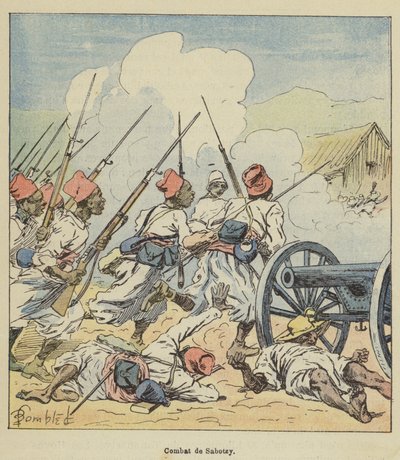 Saboty walka autorstwa after Louis Charles Bombled