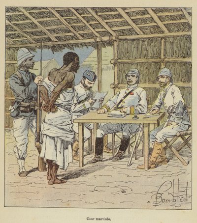 Sąd wojenny autorstwa after Louis Charles Bombled