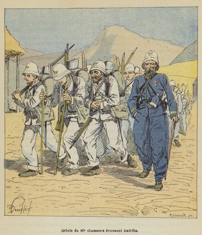 Gruz 40. myśliwych ewakuacyjnych Andriba autorstwa after Louis Charles Bombled