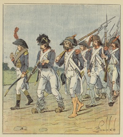 Denument de larmee dItalie autorstwa after Louis Charles Bombled